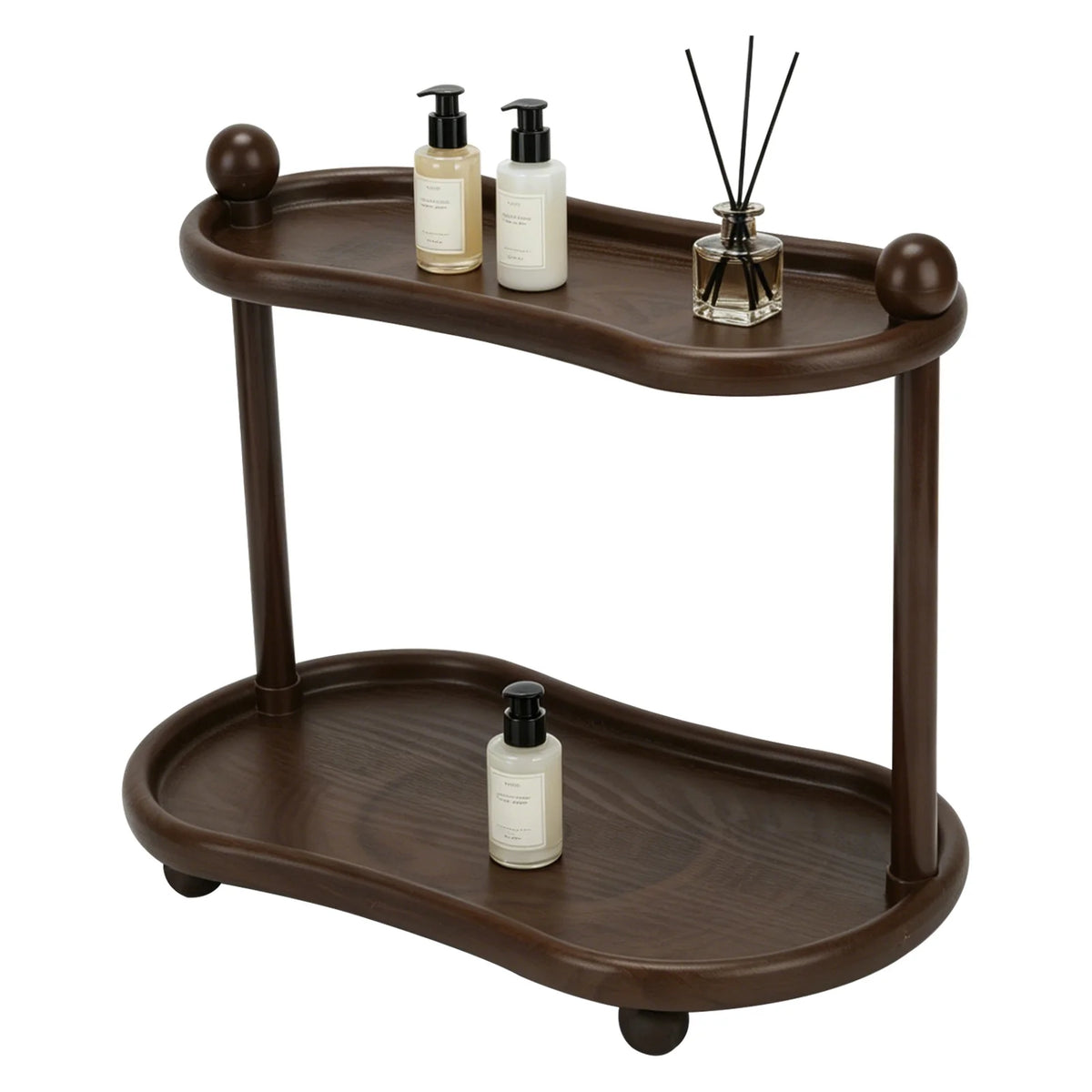 Bathroom Vanity Organizer With Countertop Shelf And Anti Slip Feet