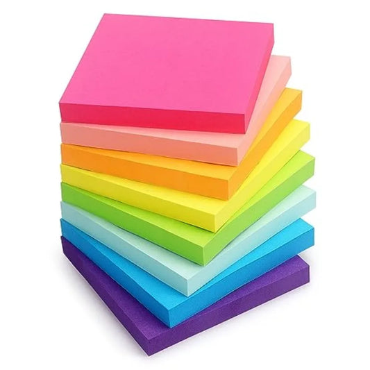 Adhesive Sticky Notes Pads For Office School And Home Use