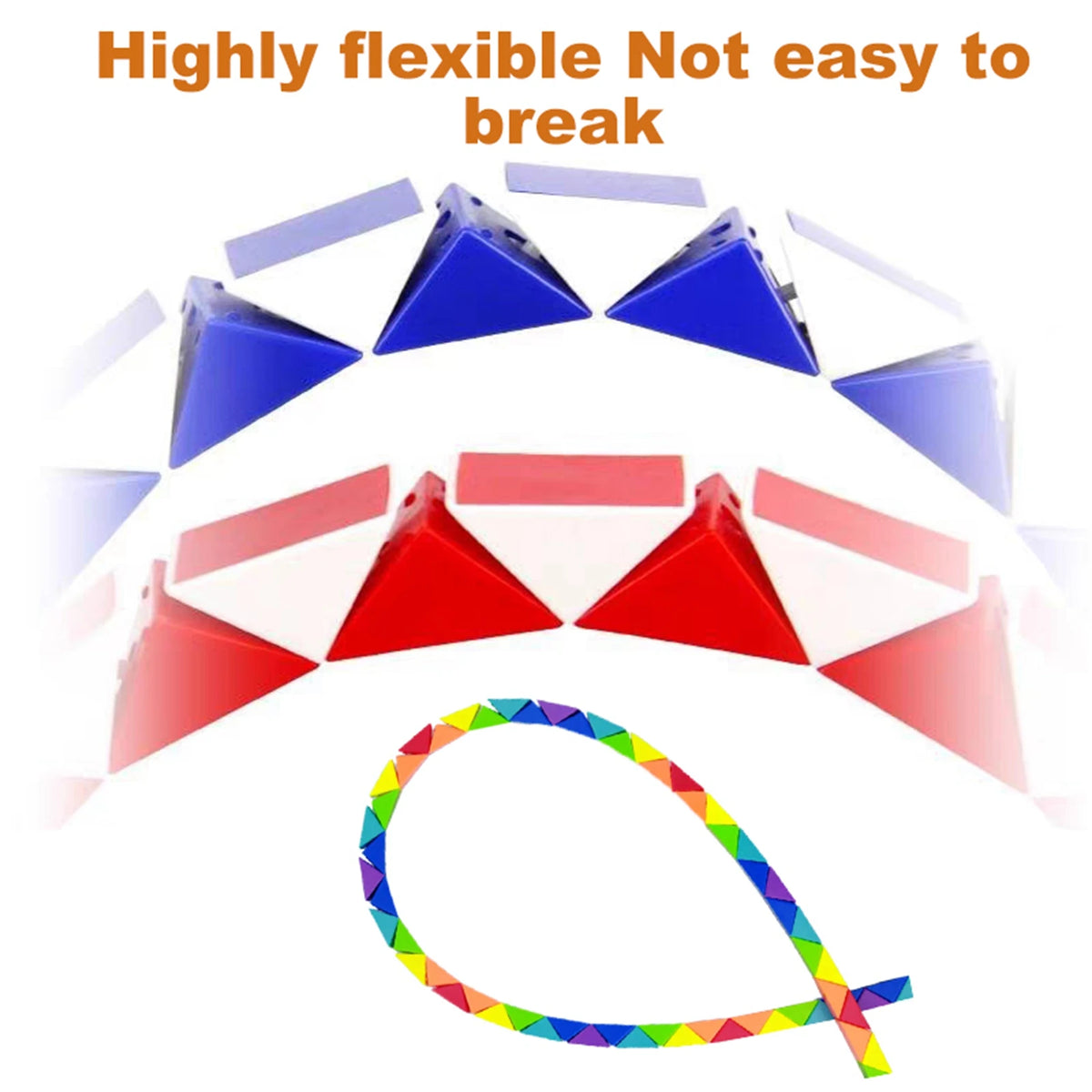 Diansheng Magic Snake Ruler Cube Folding Puzzle Toy for Kids and Adults