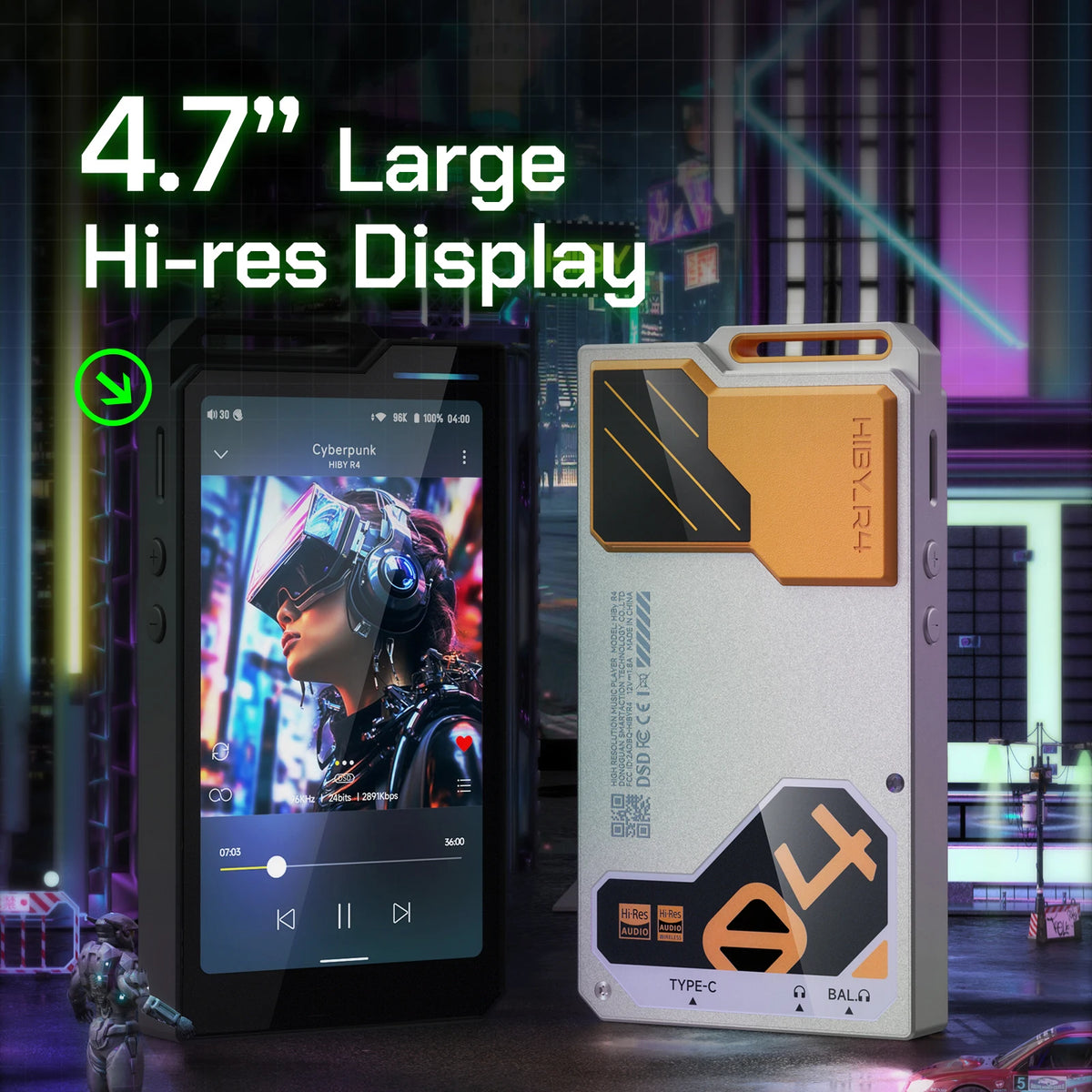 HiBy R4 HiFi Audio Player With Bluetooth And USB DAC