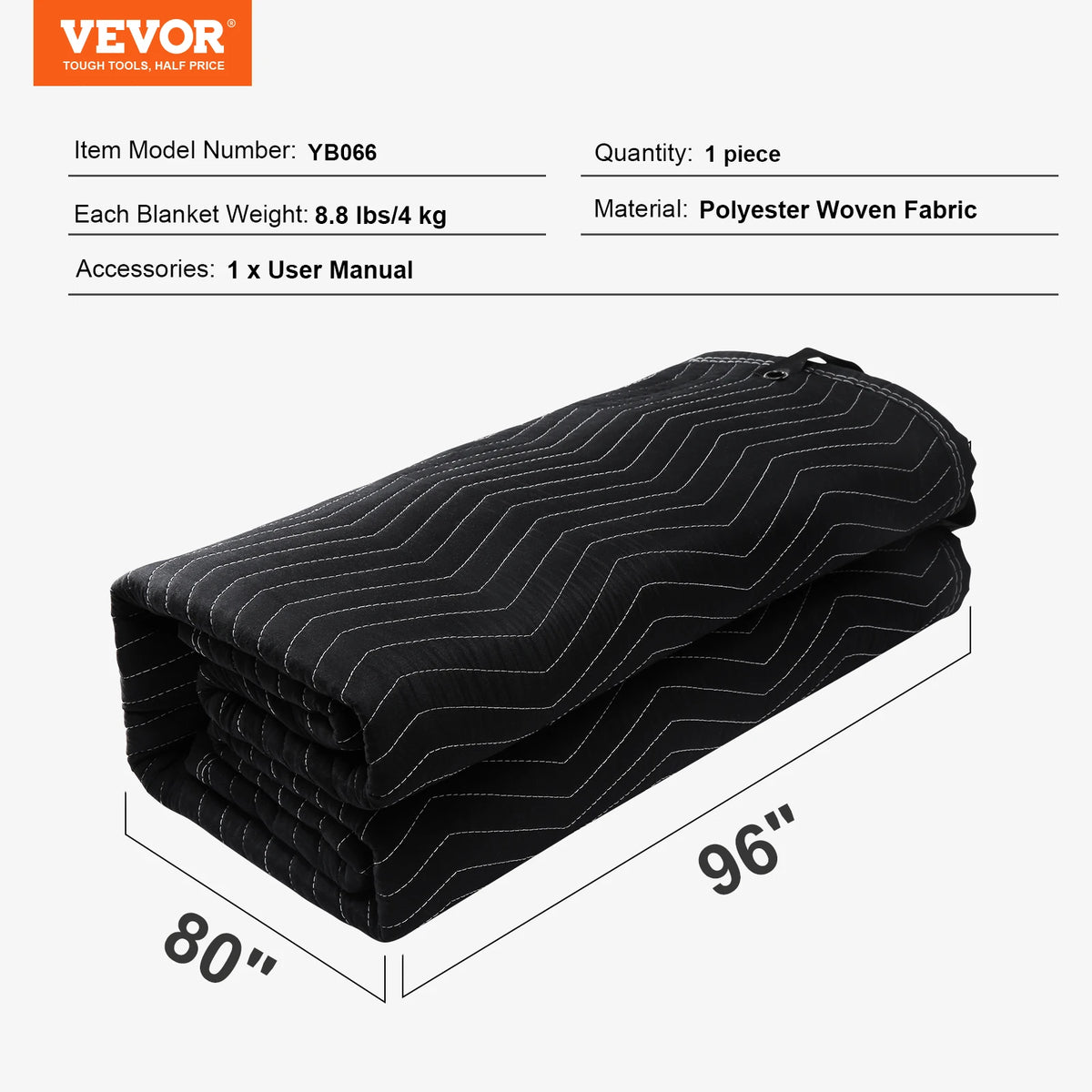 SucceBuy Acoustic Sound Dampening Blanket With Grommets For Doors