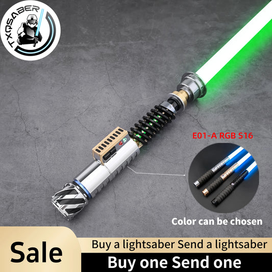 TXQ Saber Luke Heir Pixel Lightsaber With Smooth Swing Blaster