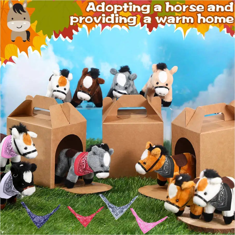 Premium Stuffed Horse Plush Toy For Kids Birthday Party Favors