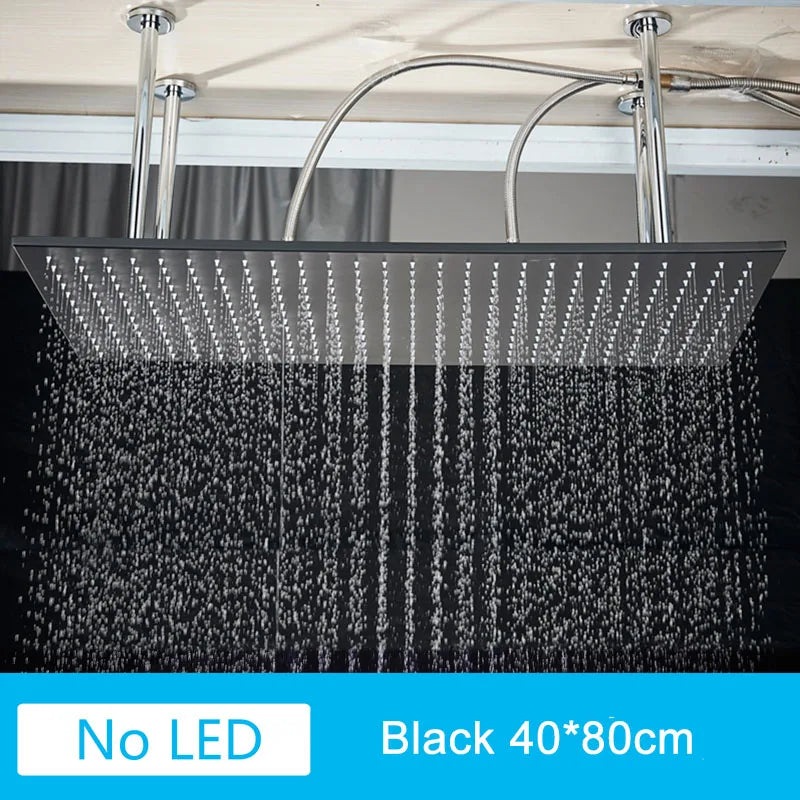 Shinesia LED Rainfall Shower Head With Changing Lights