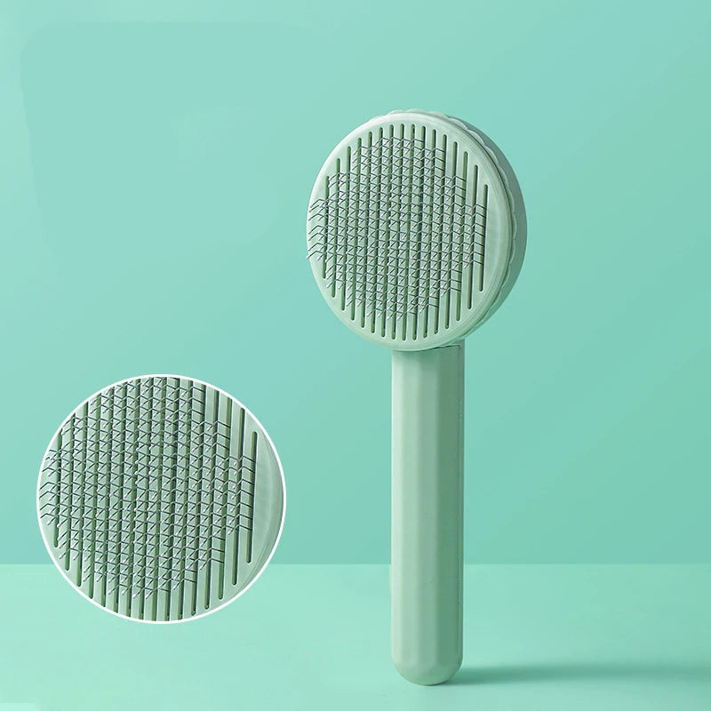 Premium Self Cleaning Slicker Brush For Effective Pet Grooming