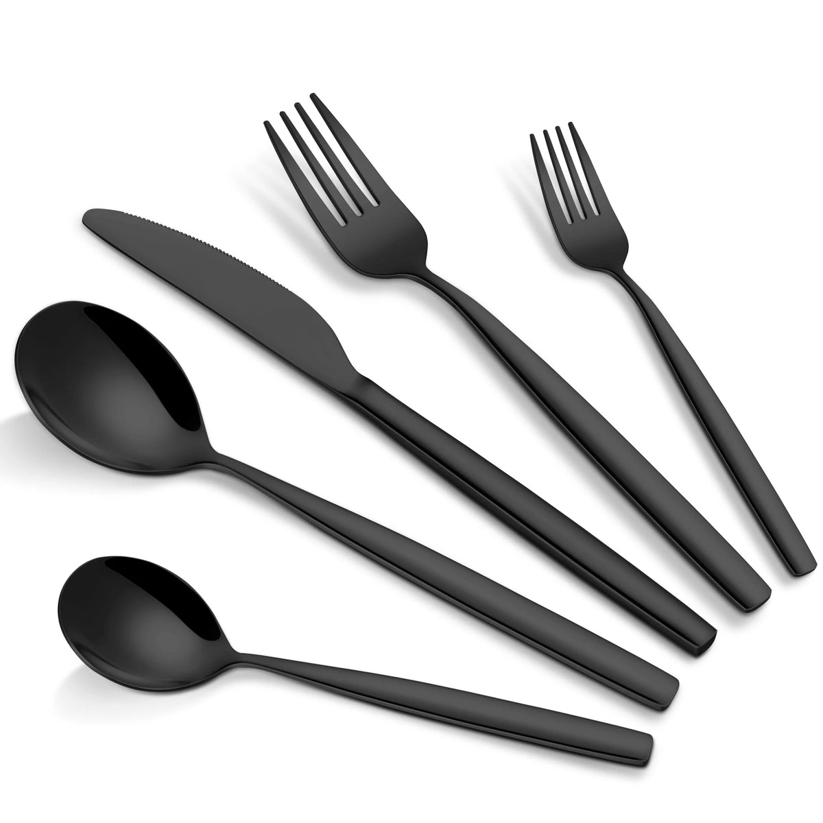HiMISS 316L Stainless Steel Flatware Set for Home and Dining